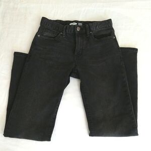 Old Navy  Straight-Leg Black Denim Pants Boys Size 12